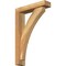 Ekena Millwork Thorton Block Rough Sawn Bracket w/ Offset Brace, Western Red Cedar, 4"W x 16"D x 24"H BKT0402X16X24THR05RWR - alternate 1